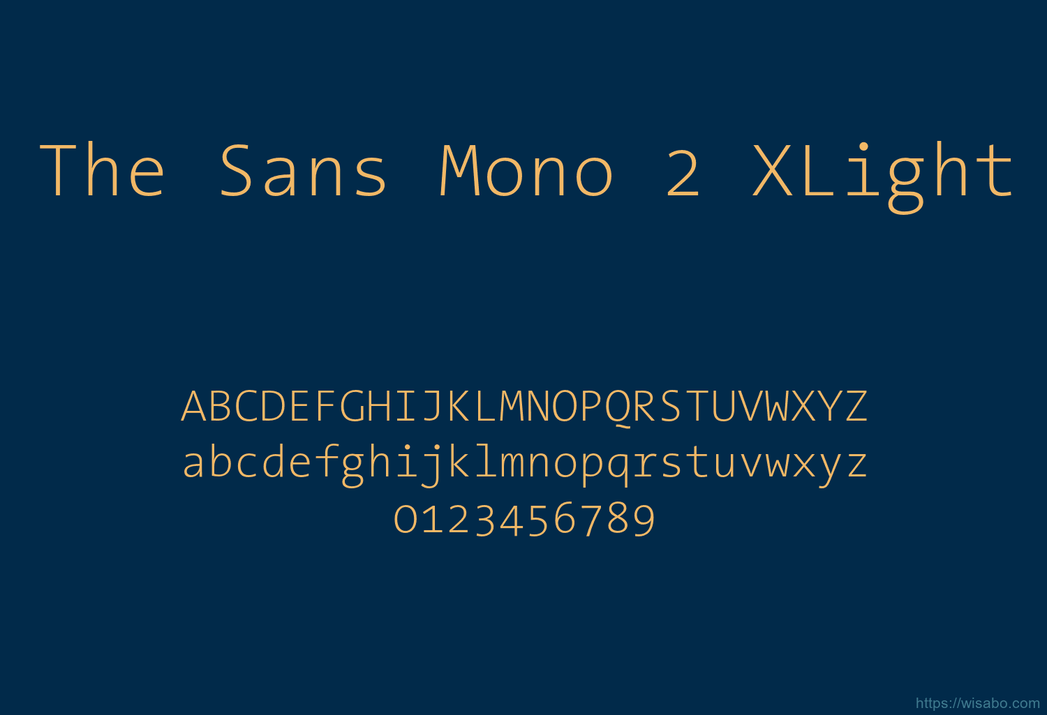 The Sans Mono 2 XLight Font Free Download [ttf - otf] | Wisabo Fonts