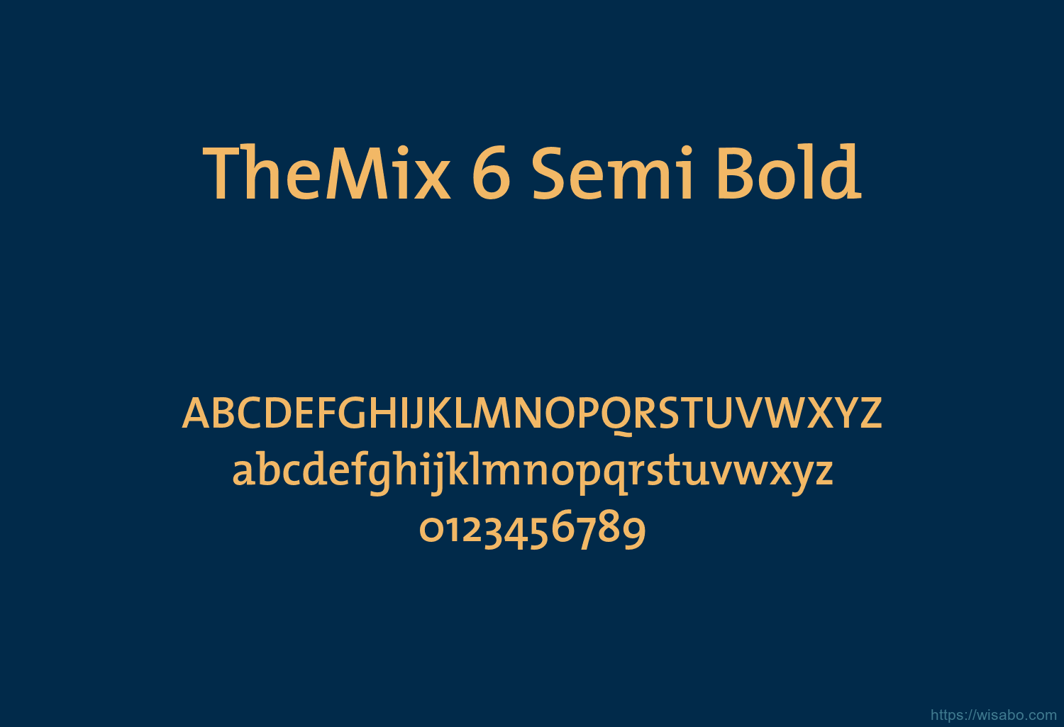 TheMix 6 Semi Bold