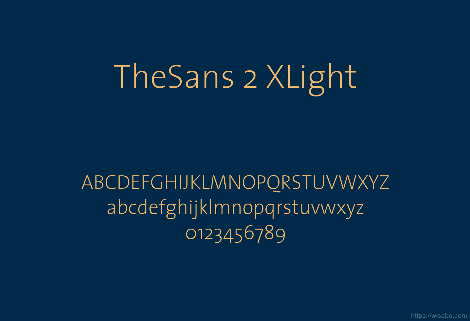 TheSans 2 XLight