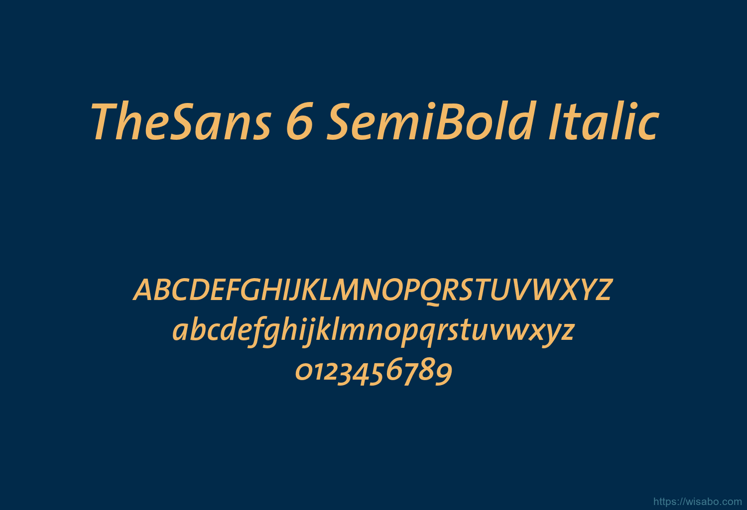 TheSans 6 SemiBold Italic