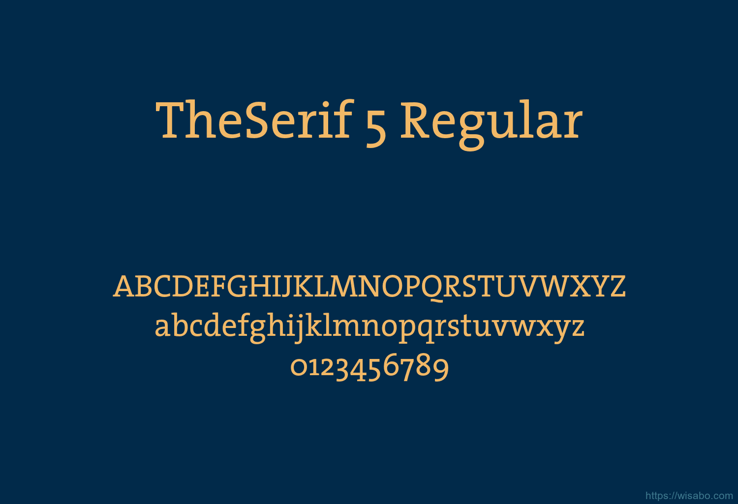 TheSerif 5 Regular