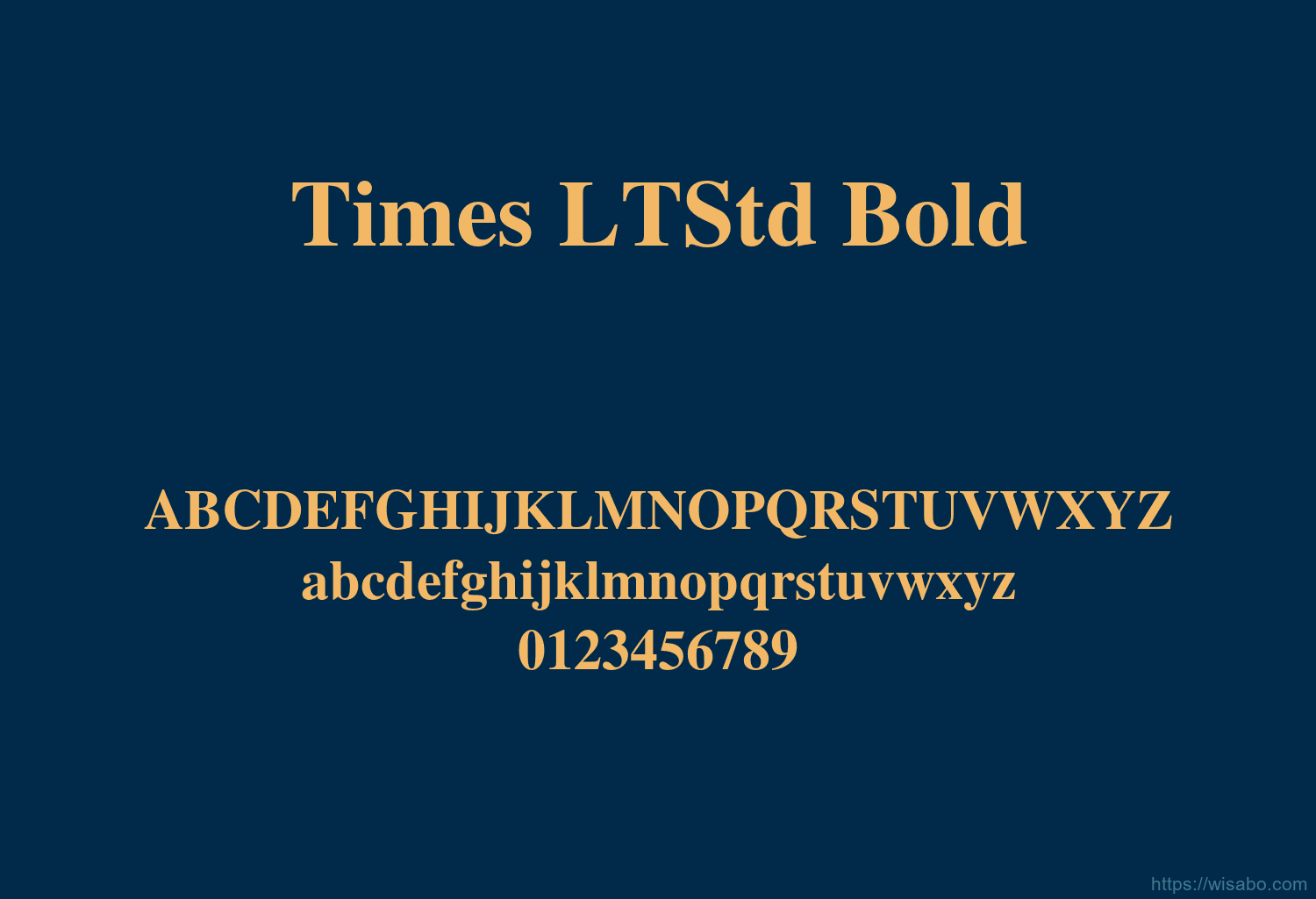 Times LTStd Bold