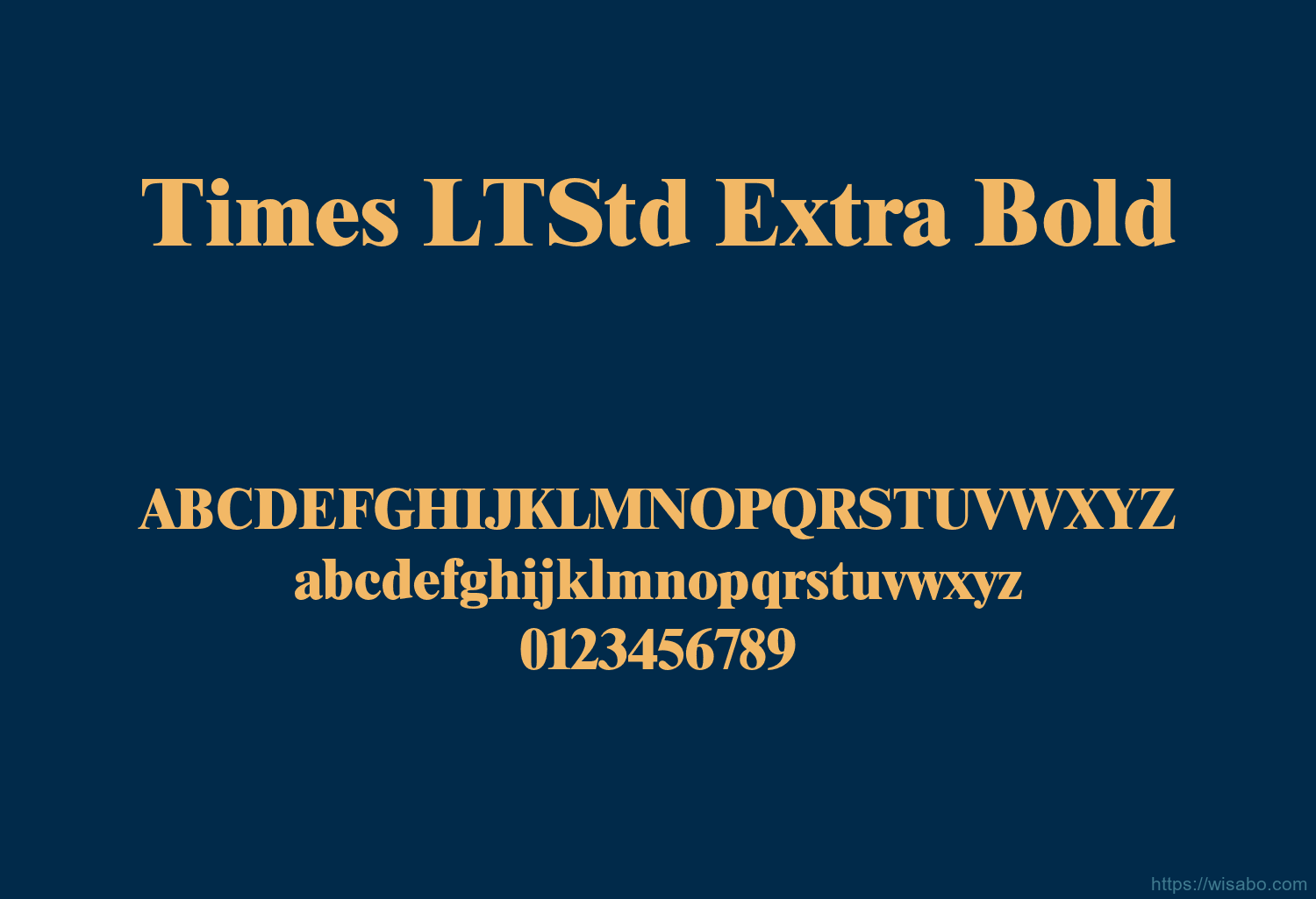 Times LTStd Extra Bold