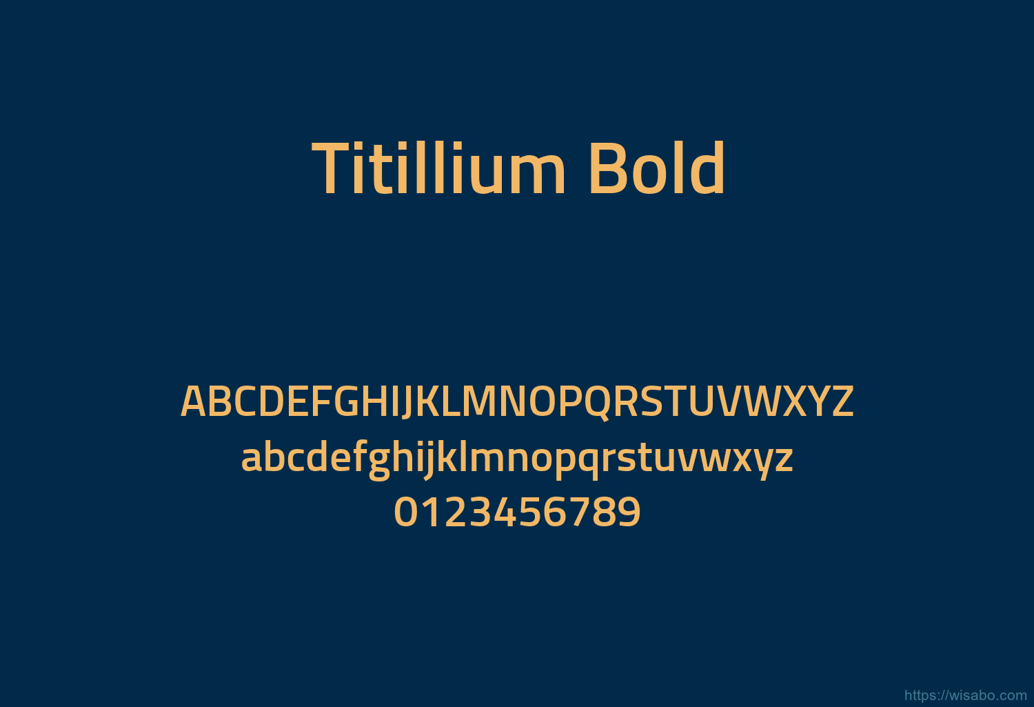Titillium Bold