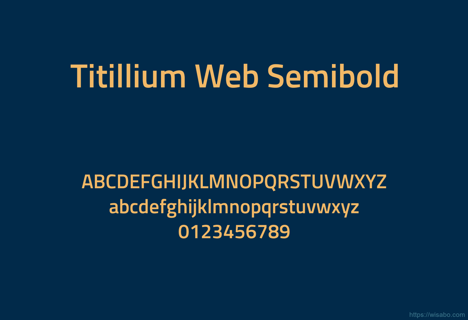 Titillium Web Semibold