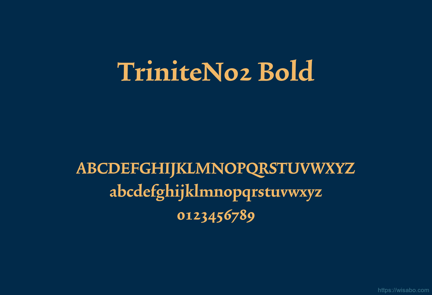 TriniteNo2 Bold