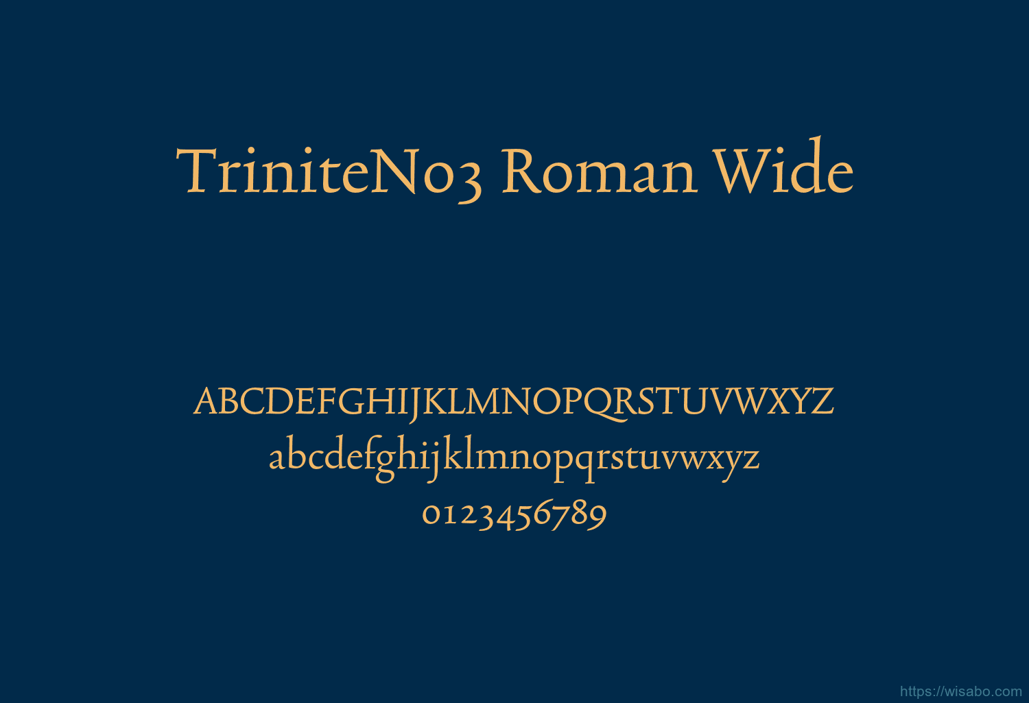 TriniteNo3 Roman Wide