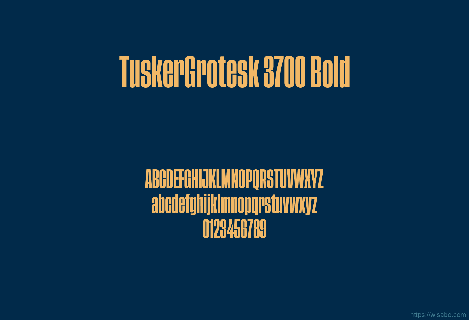 TuskerGrotesk 3700 Bold TuskerGrotesk 3700 Bold