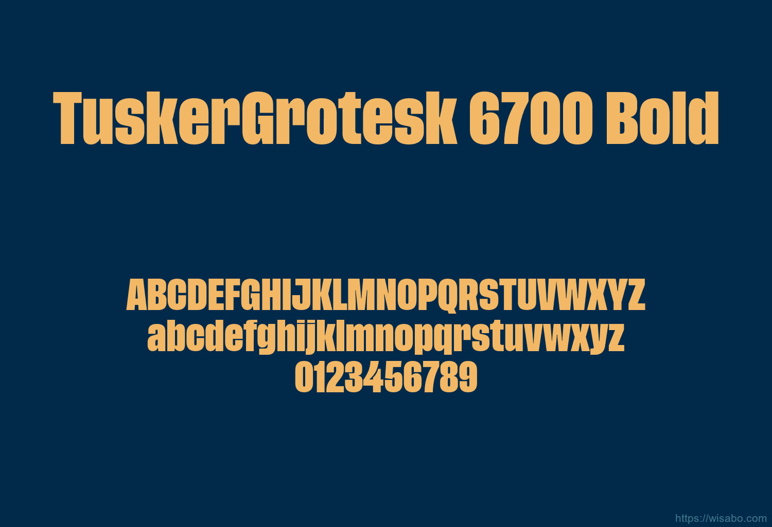 TuskerGrotesk 6700 Bold