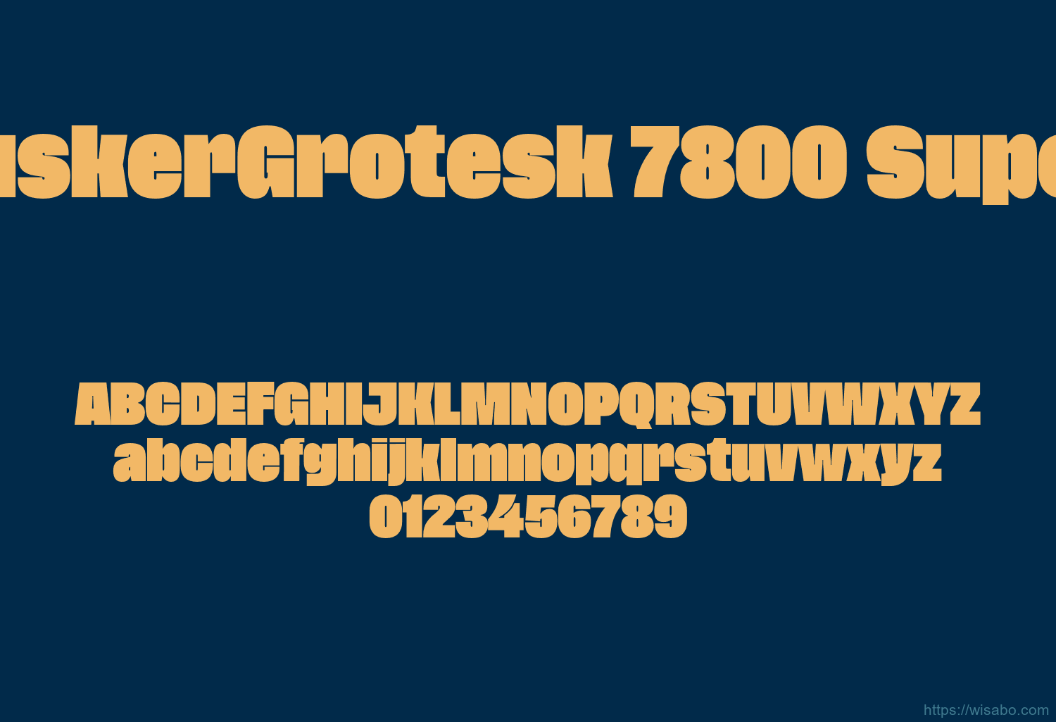 TuskerGrotesk 7800 Super
