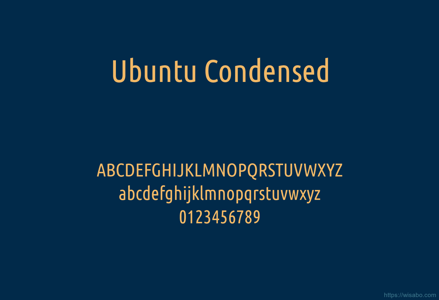 Ubuntu Condensed