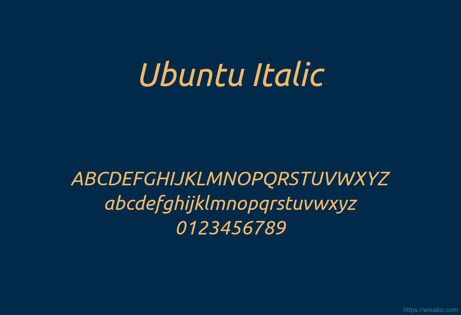 Ubuntu Italic