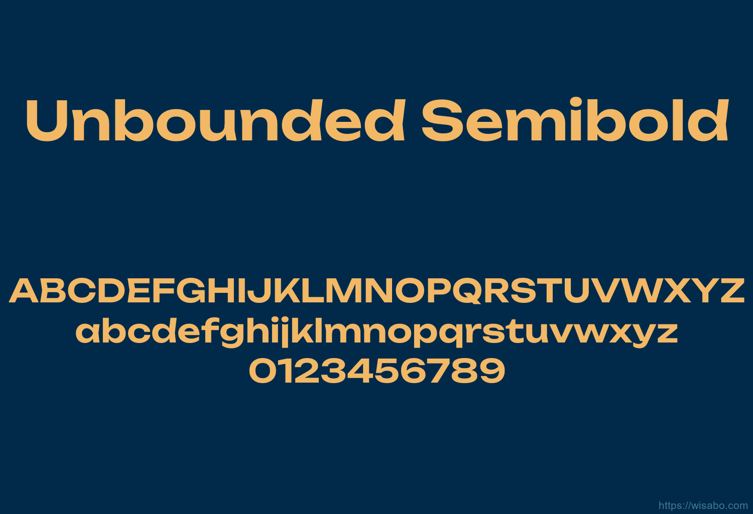 Unbounded Semibold