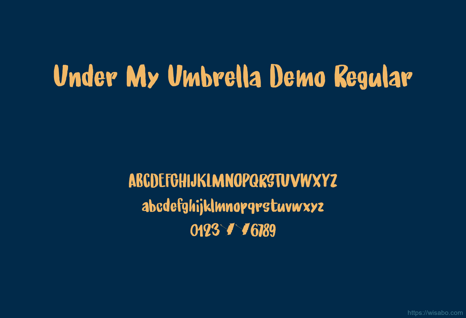 Under My Umbrella Demo Regular