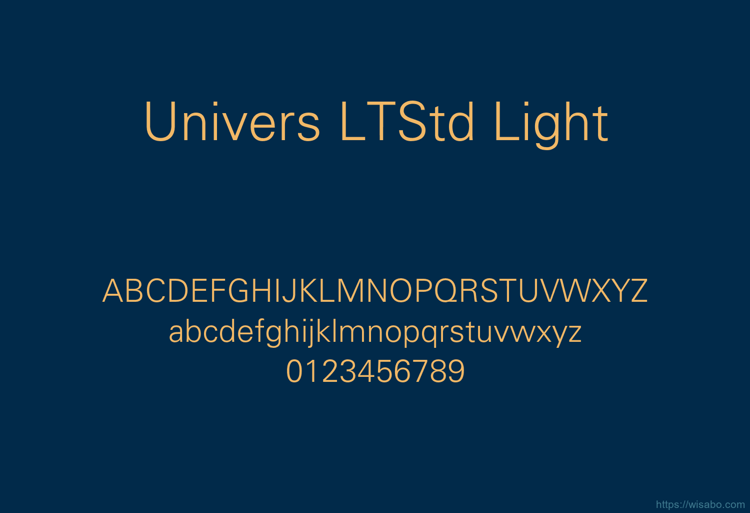 Univers LTStd Light