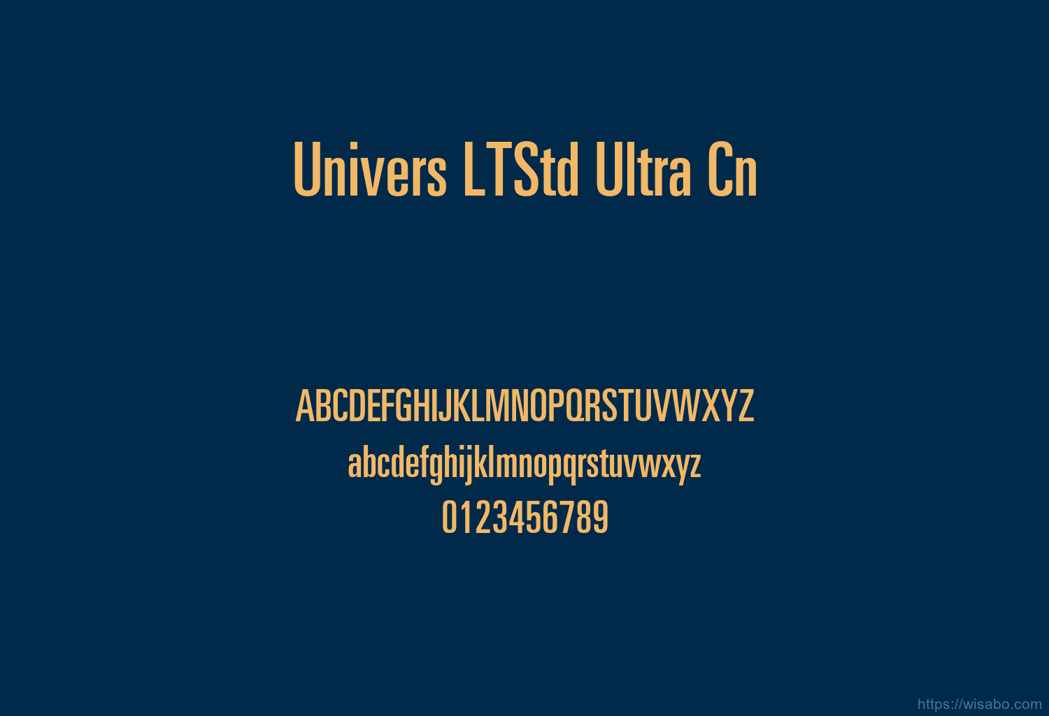 Univers LTStd Ultra Cn