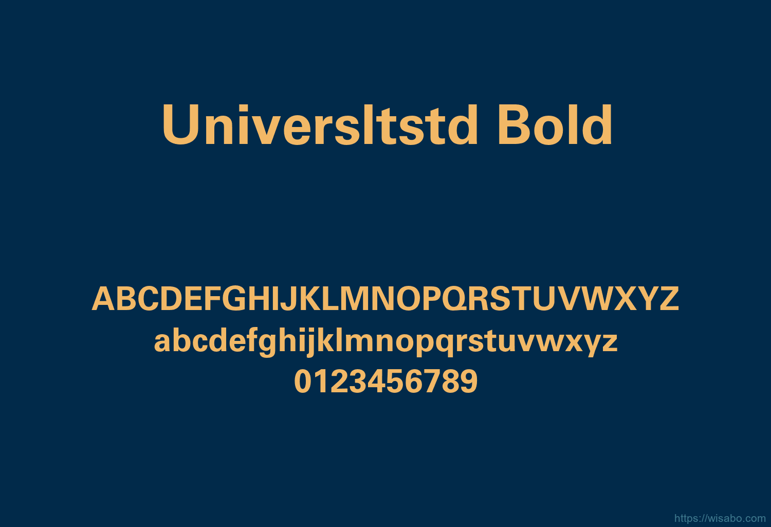 Universltstd Bold