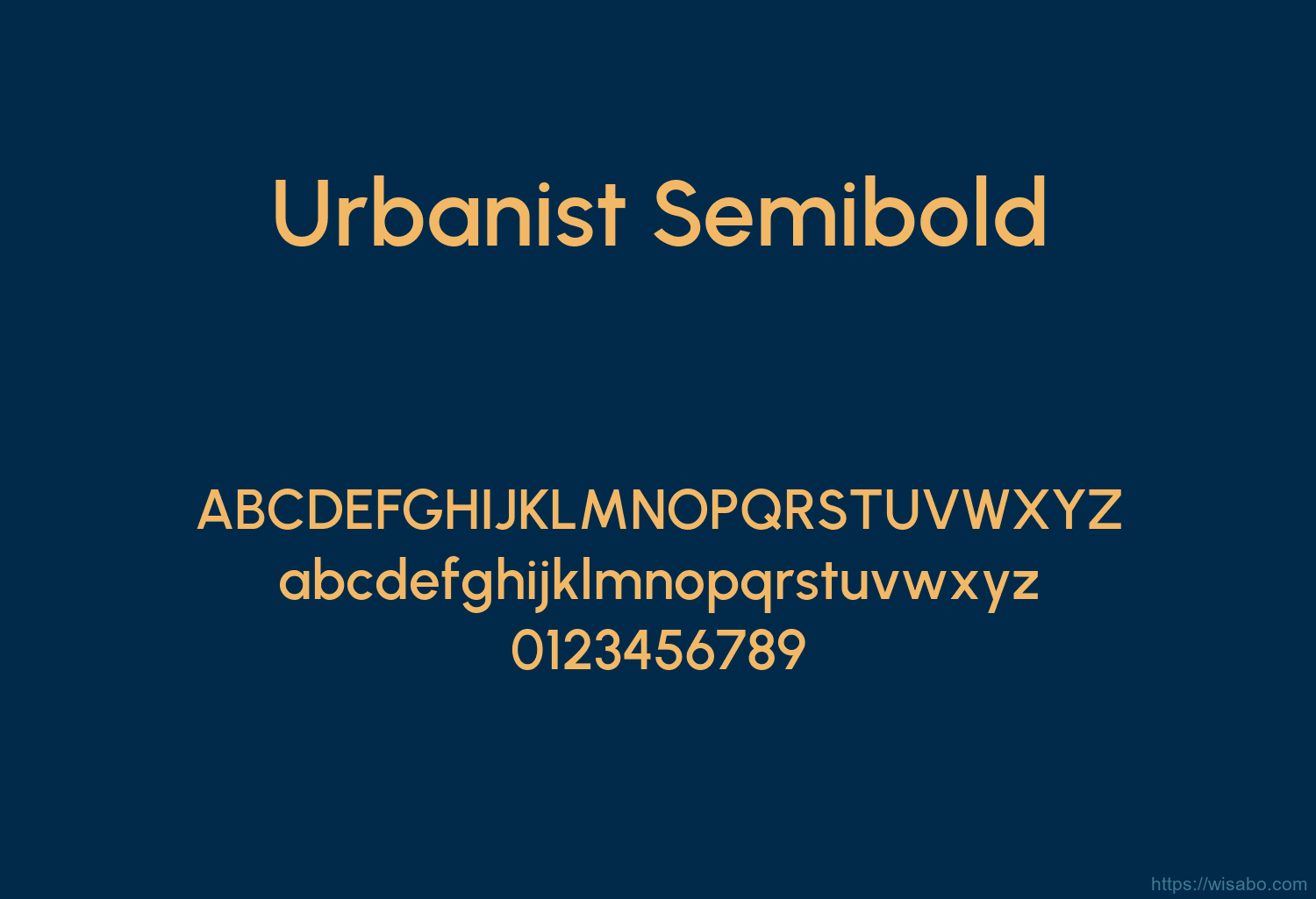 Urbanist Semibold