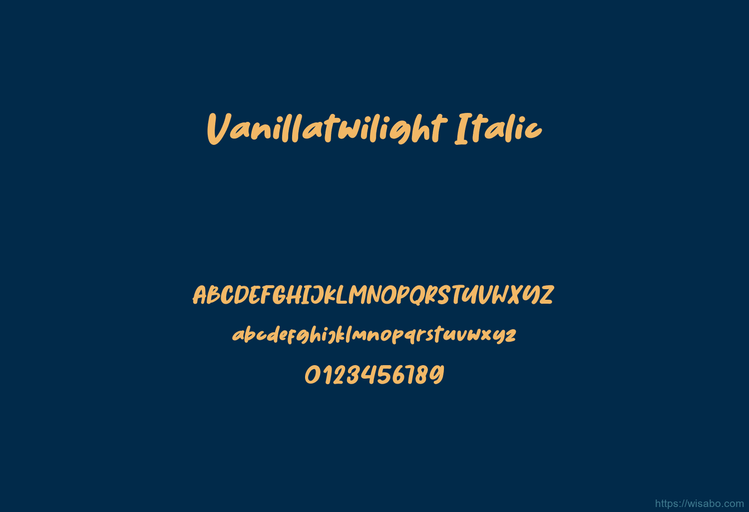 Vanillatwilight Italic