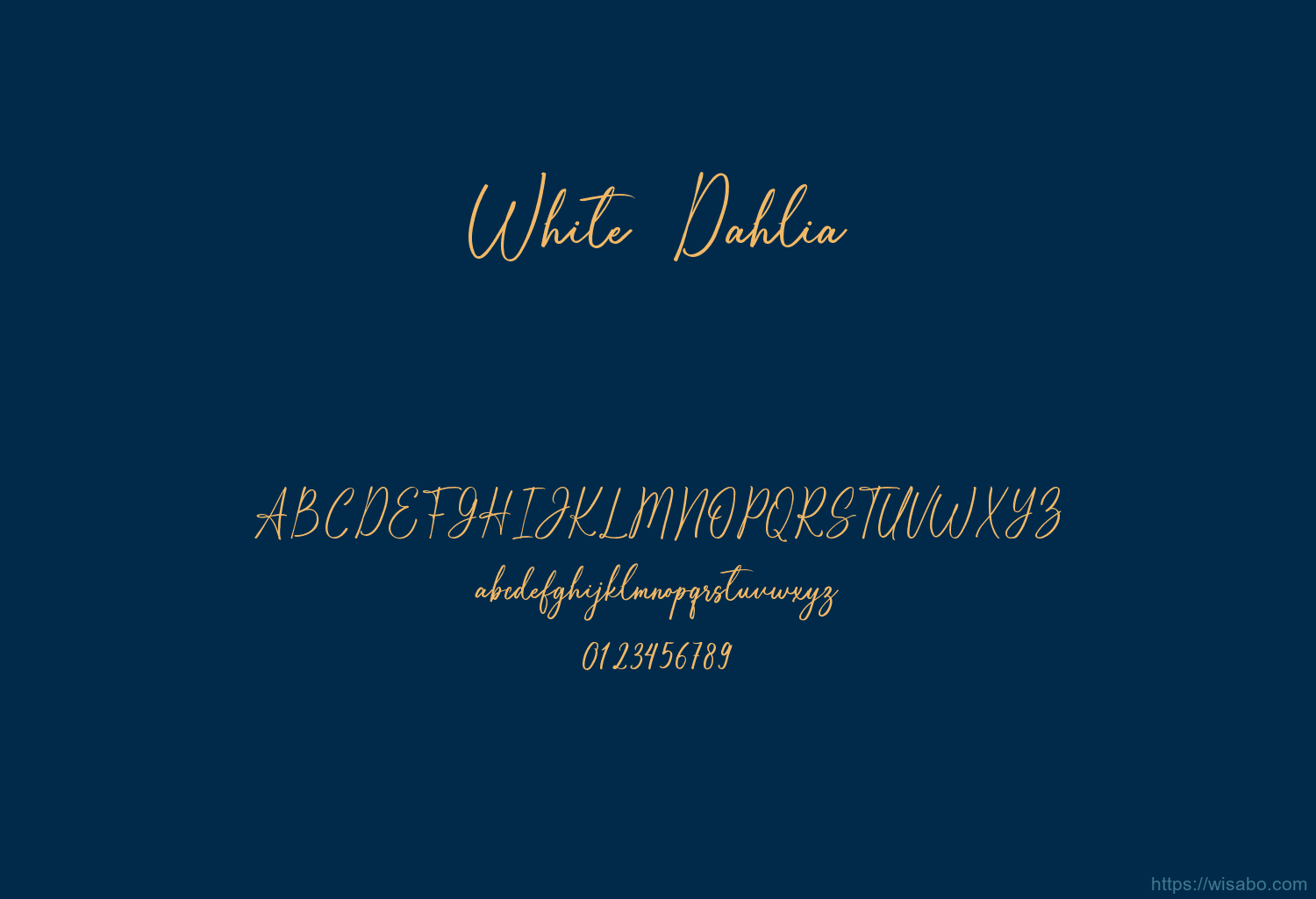 White Dahlia Font Free Download [ttf - otf] | Wisabo Fonts