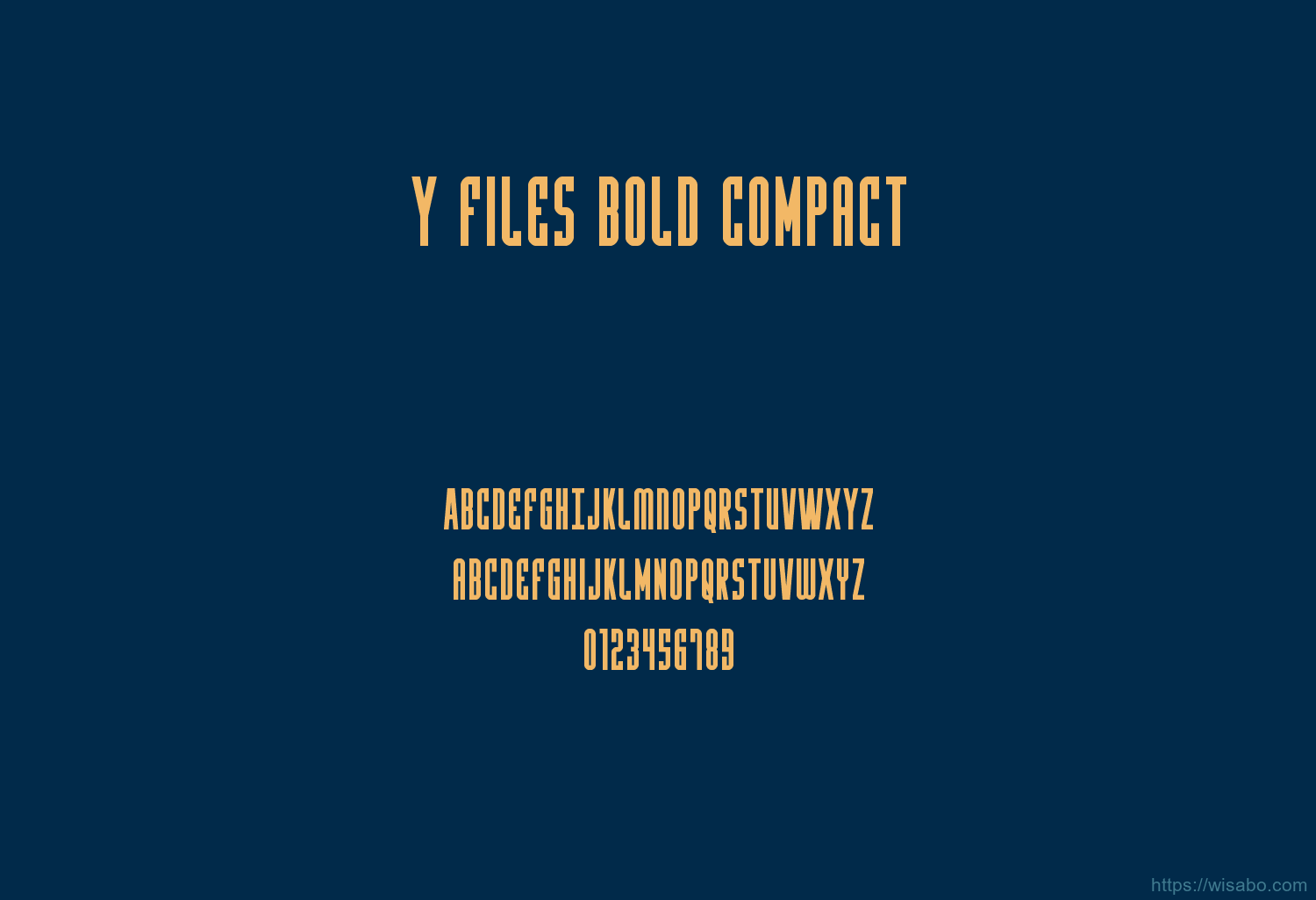 Y Files Bold Compact