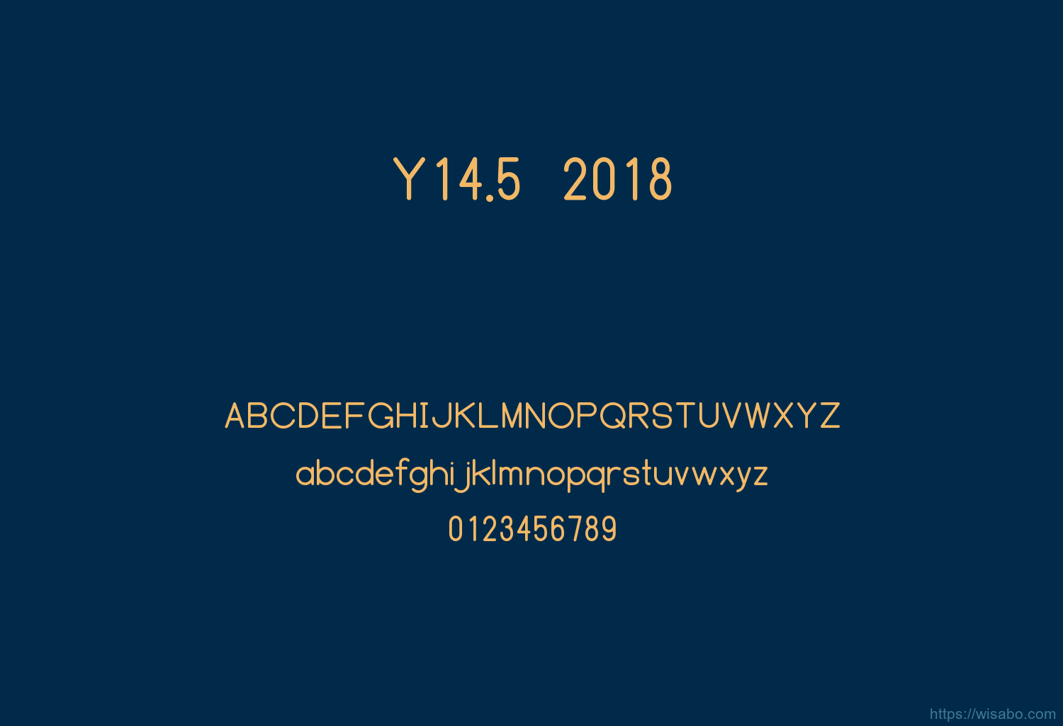 Y14.5 2018