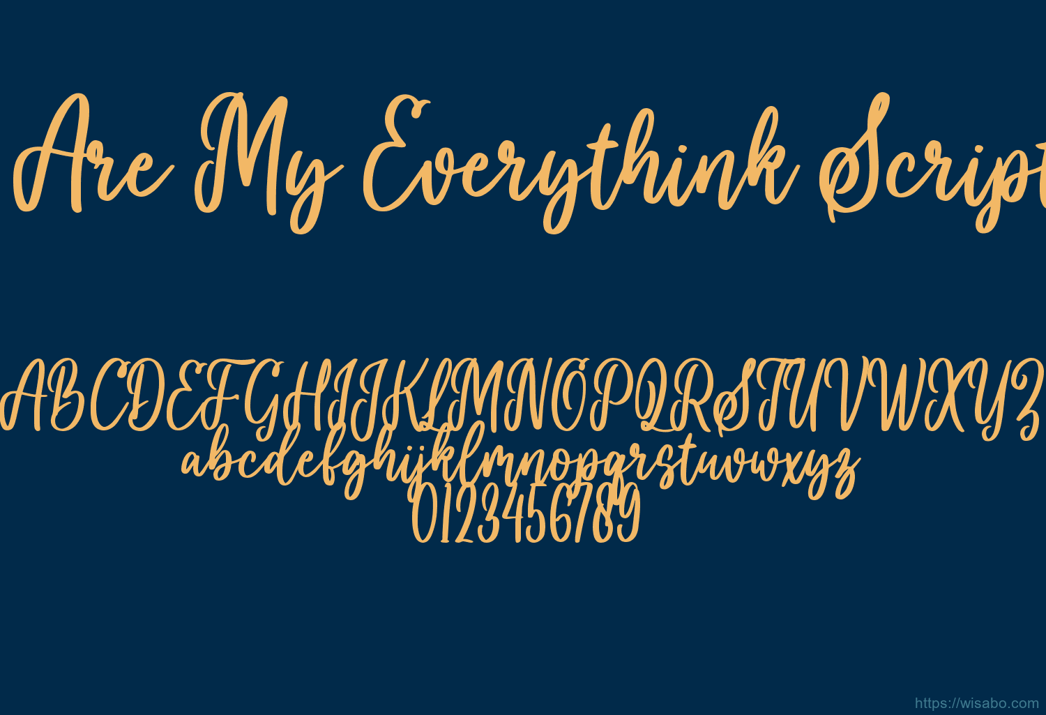 You Are My Everythink Script Fo