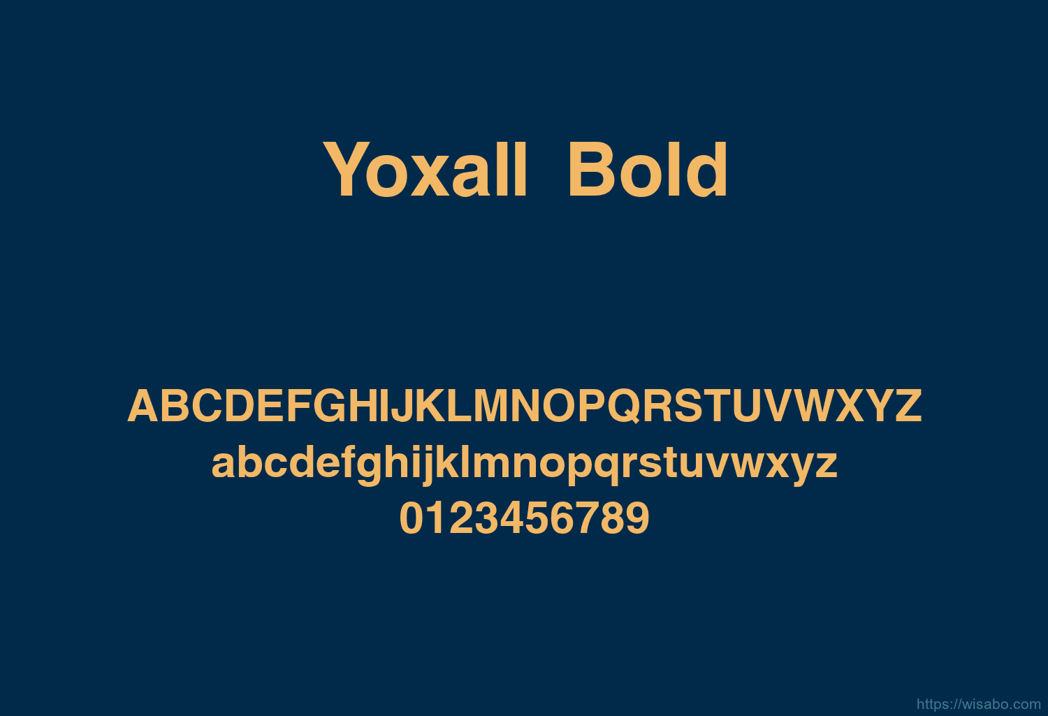 Yoxall Bold