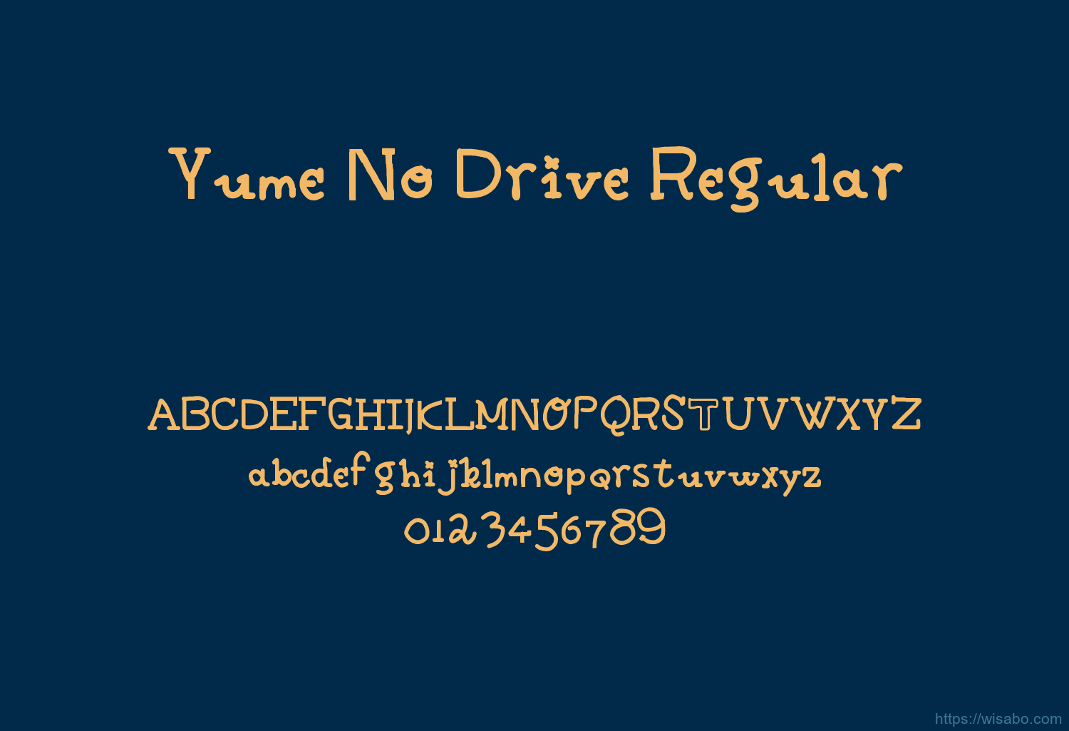Yume No Drive Regular