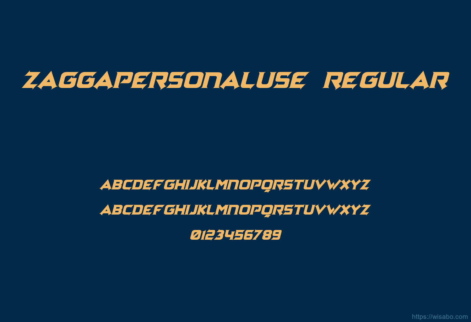 Zaggapersonaluse Regular